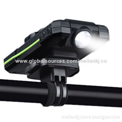 Bike Headlight with Power Bank Function, with Mount and Accessories, Power Supply, for Other Devices